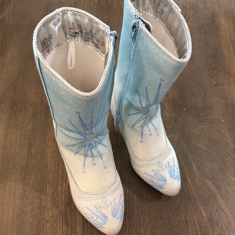 Elsa frozen boots 11/12